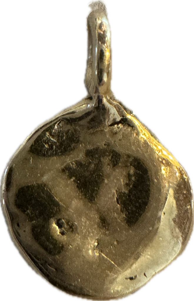 Round Gold Charm