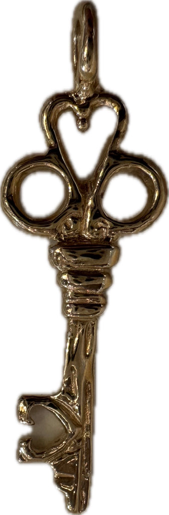 Large 14k Key Charm