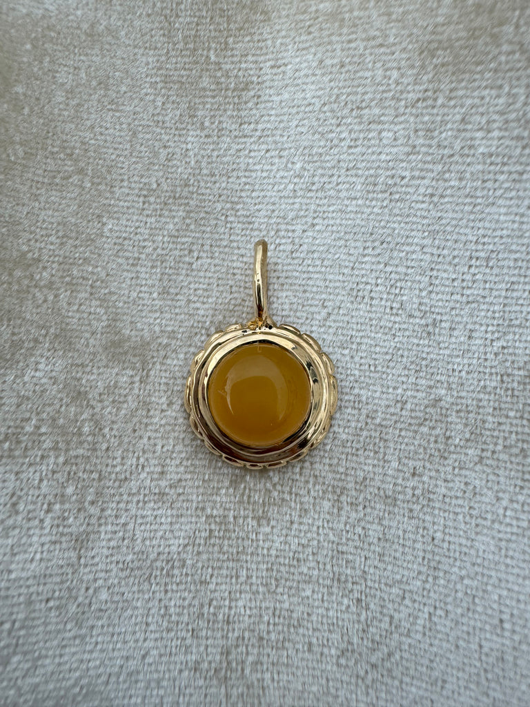 Amber Sun Charm