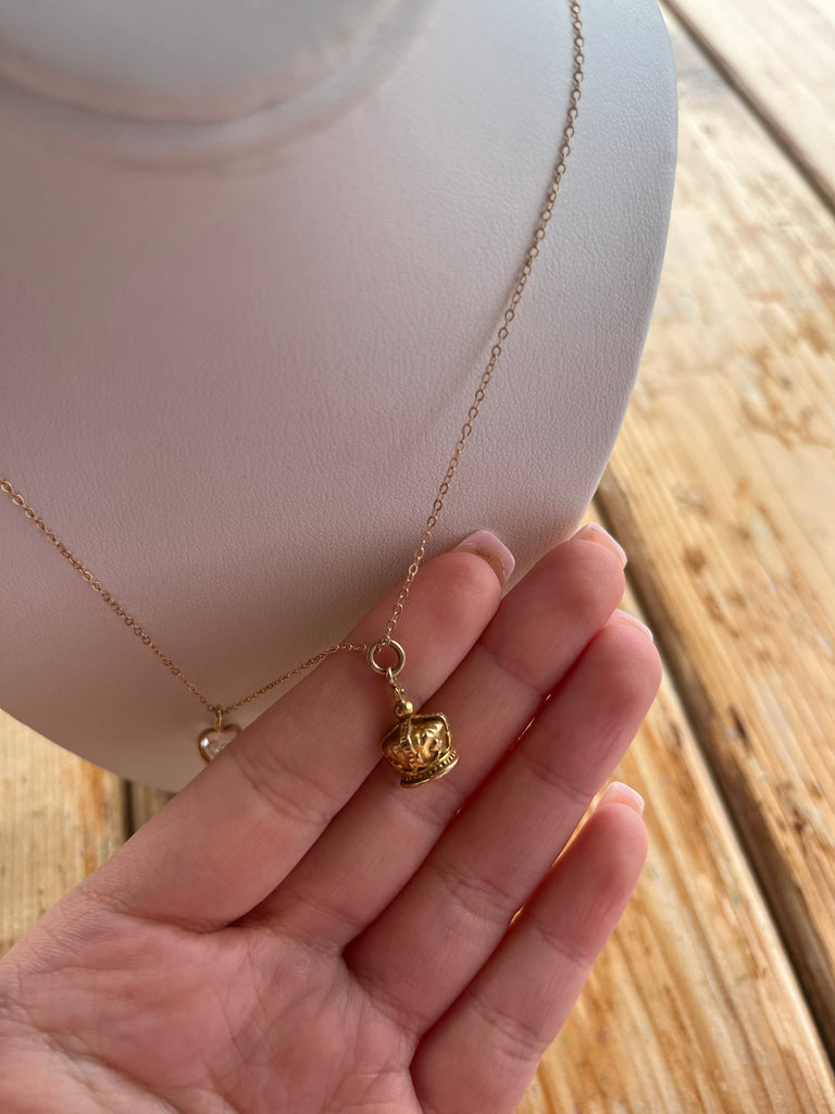 9k Yellow Gold Crown Charm