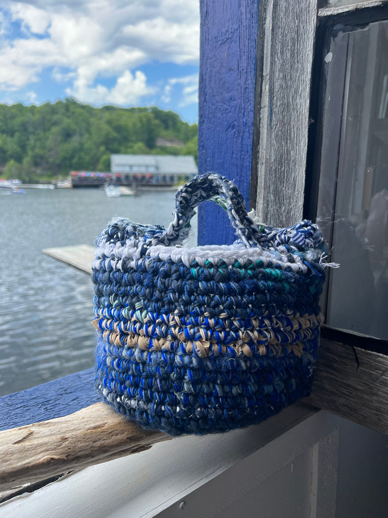 Crocheted "sylvette" Bag