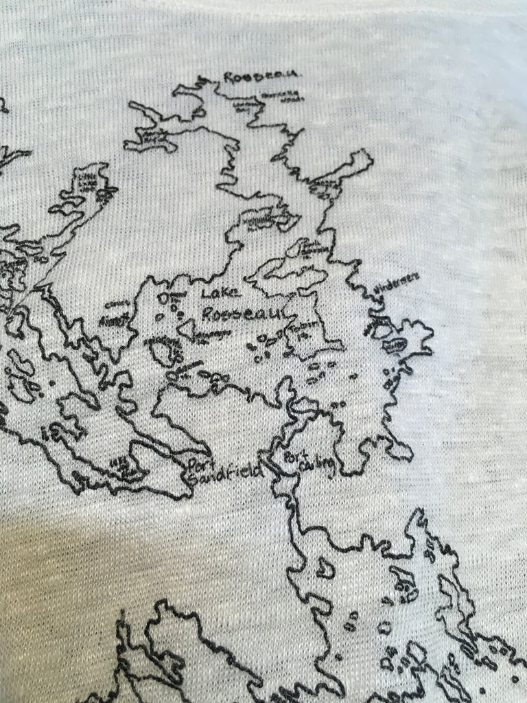 Linen Map Tee